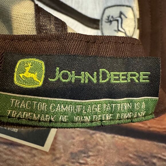 John Deere Hat Camouflage Snapback Men's Adjustable "Deere Season" Cap - Picture 8 of 10